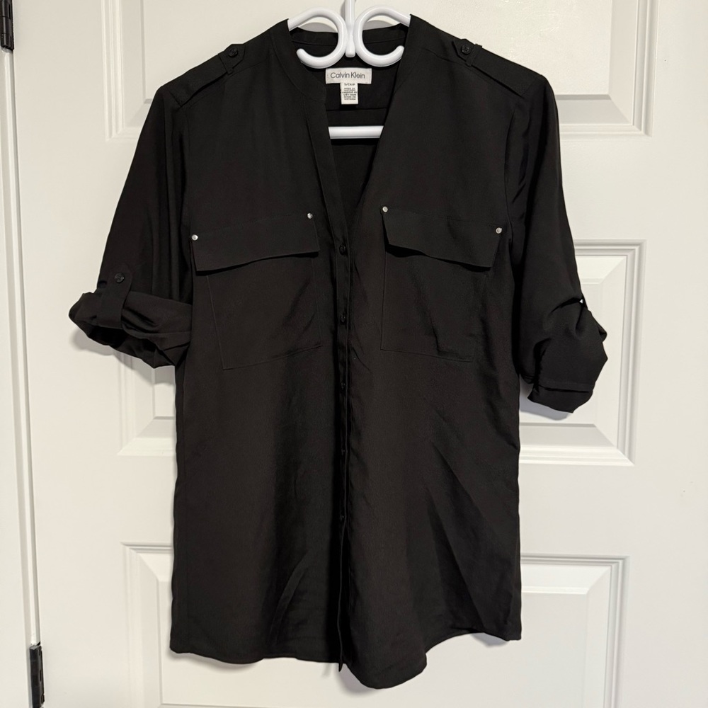 Calvin Klein Black Blouse